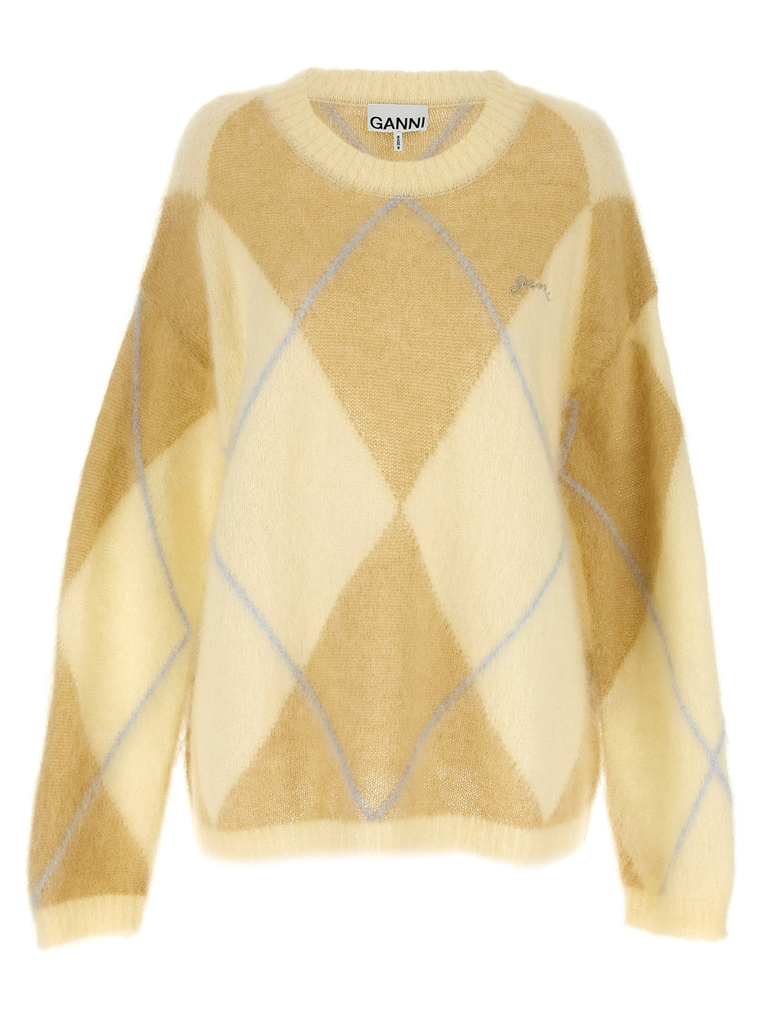 Women’s Ganni Bicolor Wool Cardigan
