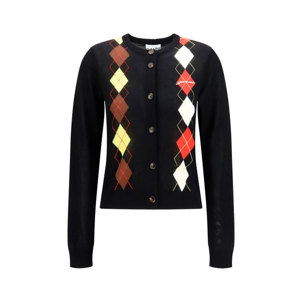 Women’s Ganni Black Cotton Cardigan