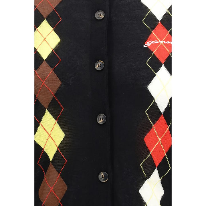 Women’s Ganni Black Cotton Cardigan