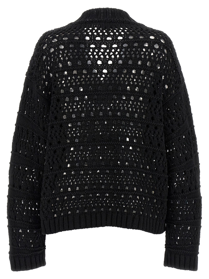 Women’s Ganni Black Cotton Cardigan