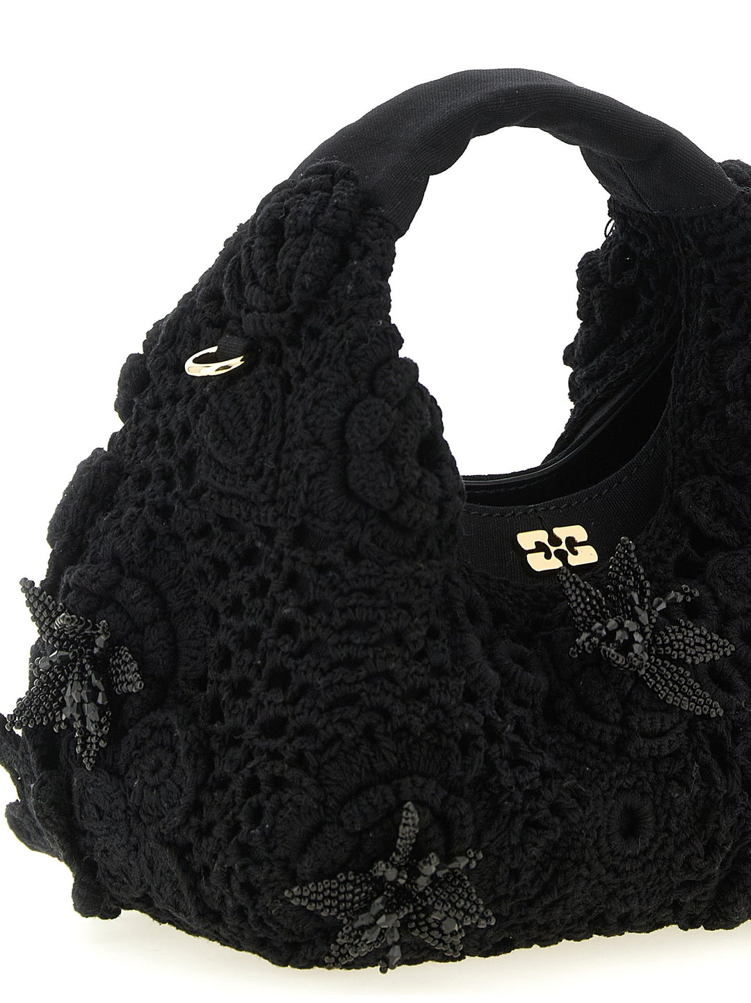 Women’s Ganni Black Organic Cotton Handbag
