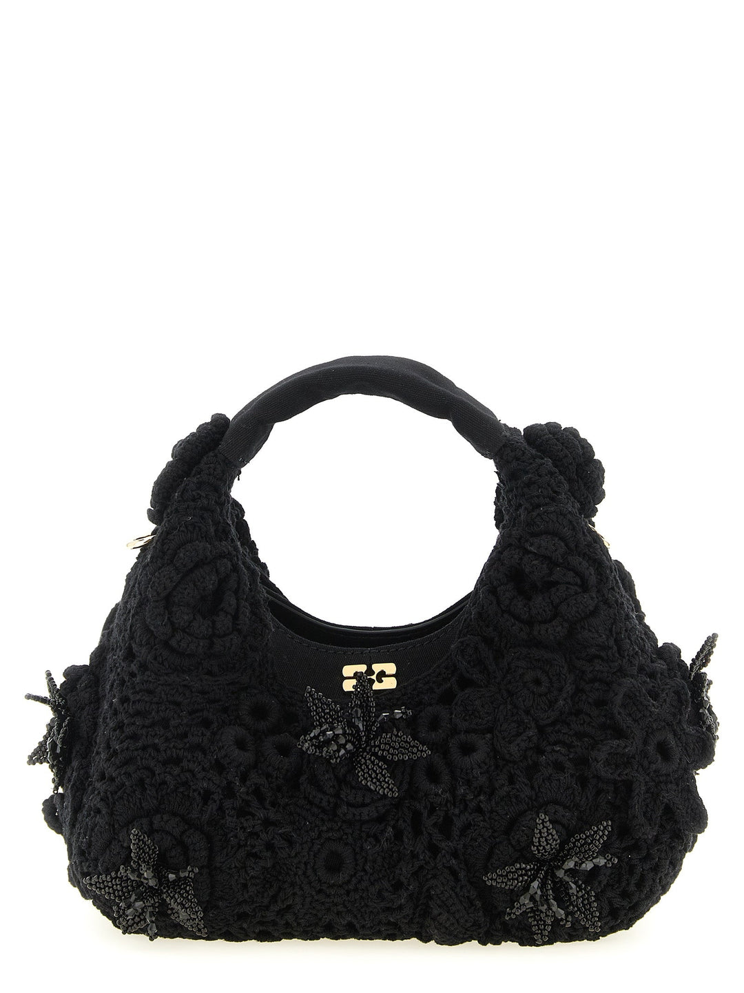 Women’s Ganni Black Organic Cotton Handbag