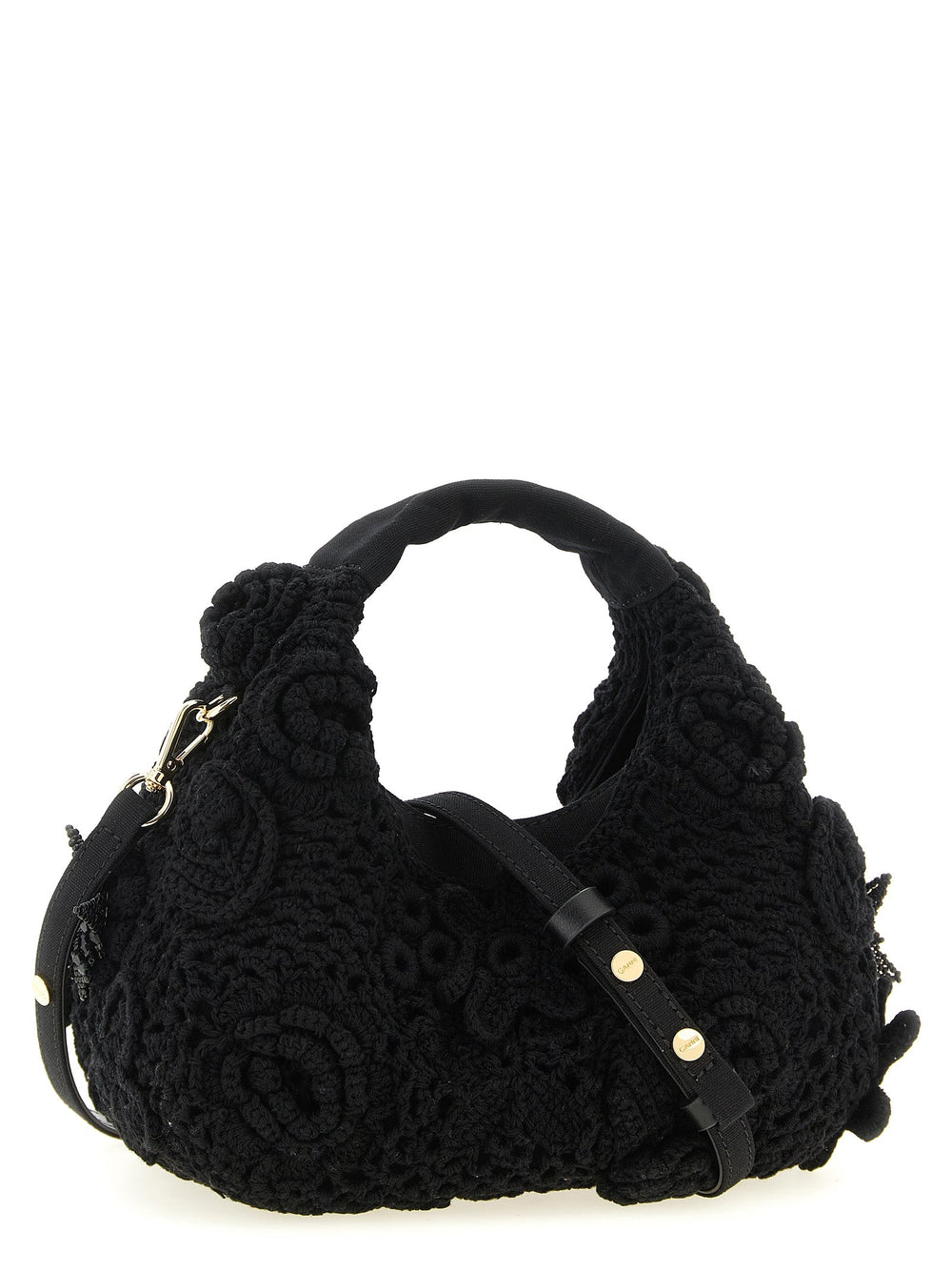 Women’s Ganni Black Organic Cotton Handbag