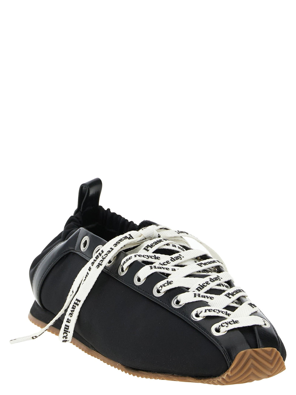Women’s Ganni Black Polyamide Ballet Flats