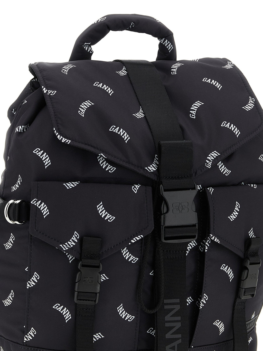 Women’s Ganni Black Polyester Backpack