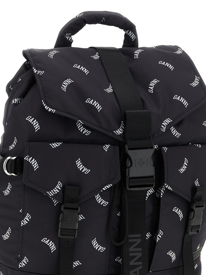 Women’s Ganni Black Polyester Backpack