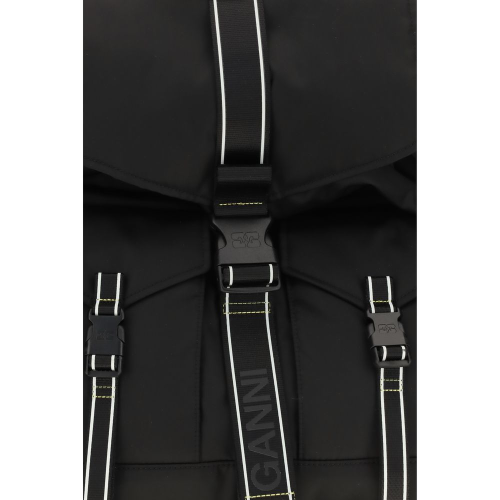 Women’s Ganni Black Recycled Polyamide Backpack