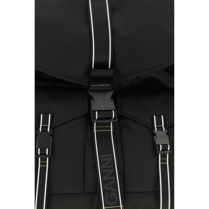 Women’s Ganni Black Recycled Polyamide Backpack