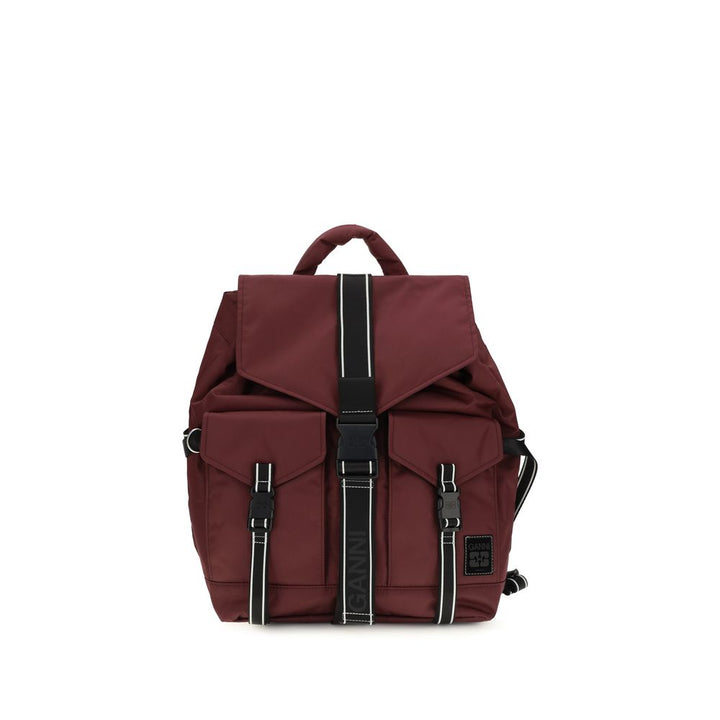 Women’s Ganni Bordeaux Recycled Polyamide Backpack