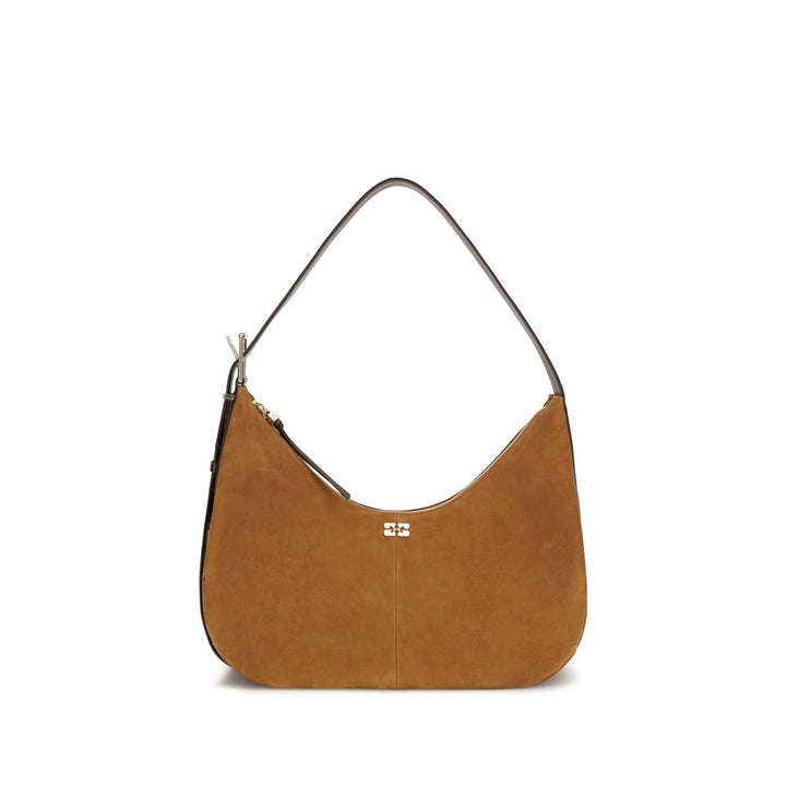 Women’s Ganni Brown Recycled Polyester Shoulder Bag