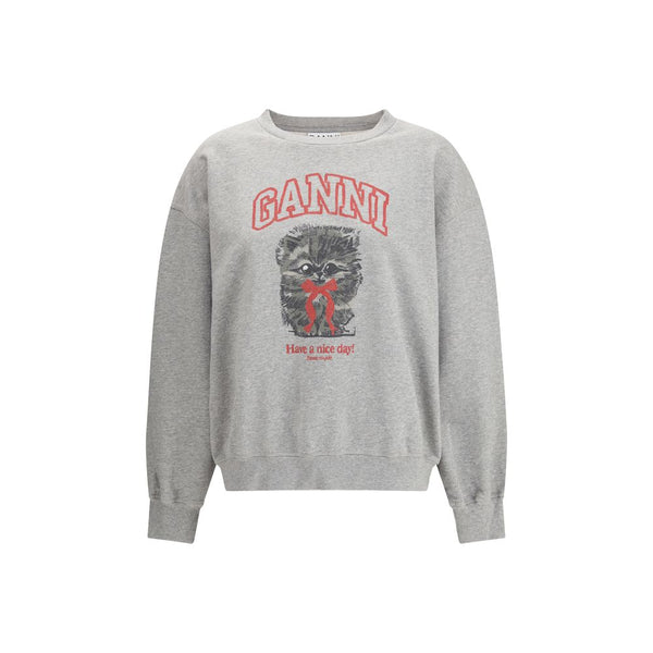 Women’s Ganni Gray Cotton Sweatshirt