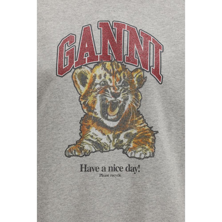 Women’s Ganni Gray Cotton Sweatshirt