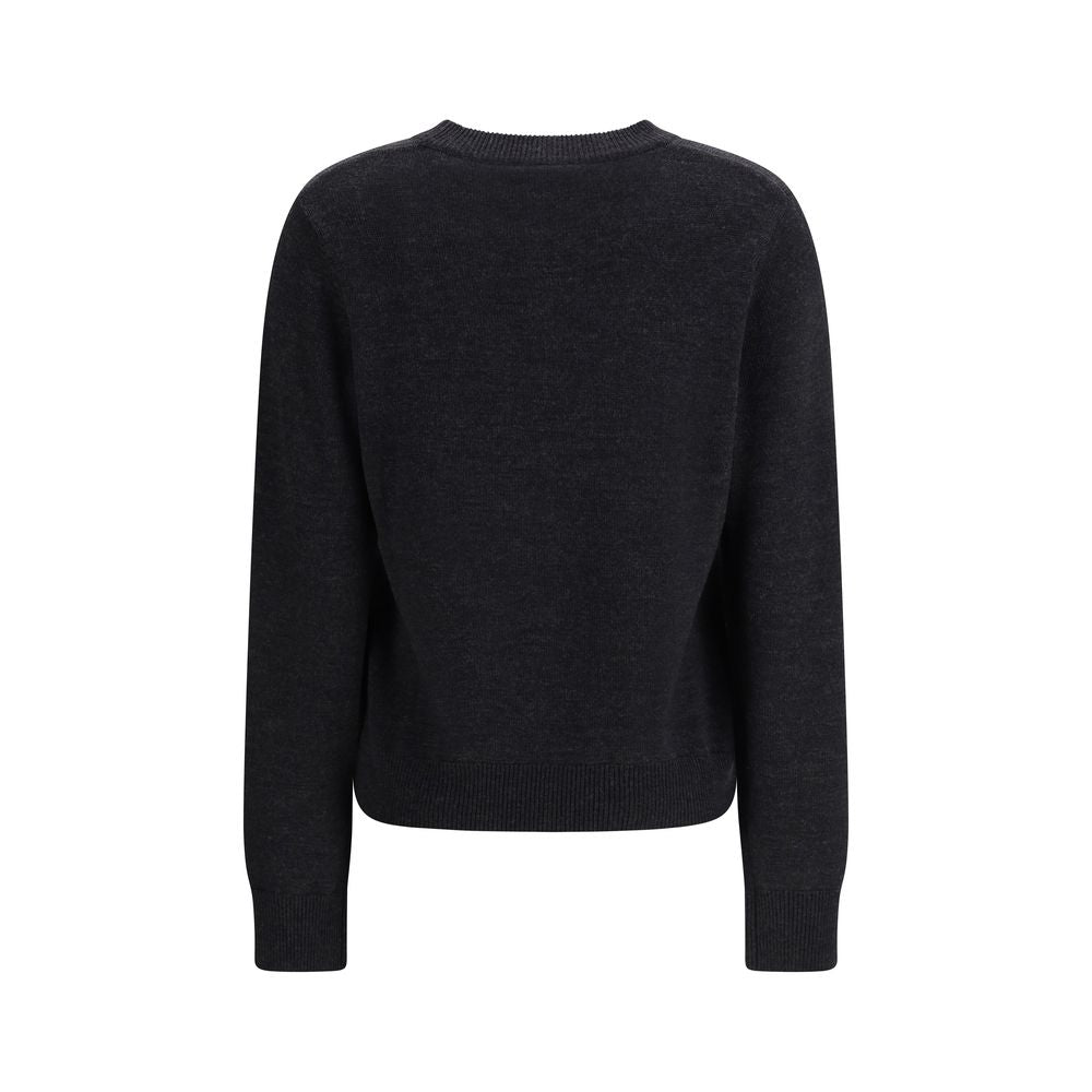 Women’s Ganni Gray Wool Oves Aries Sweatshirt