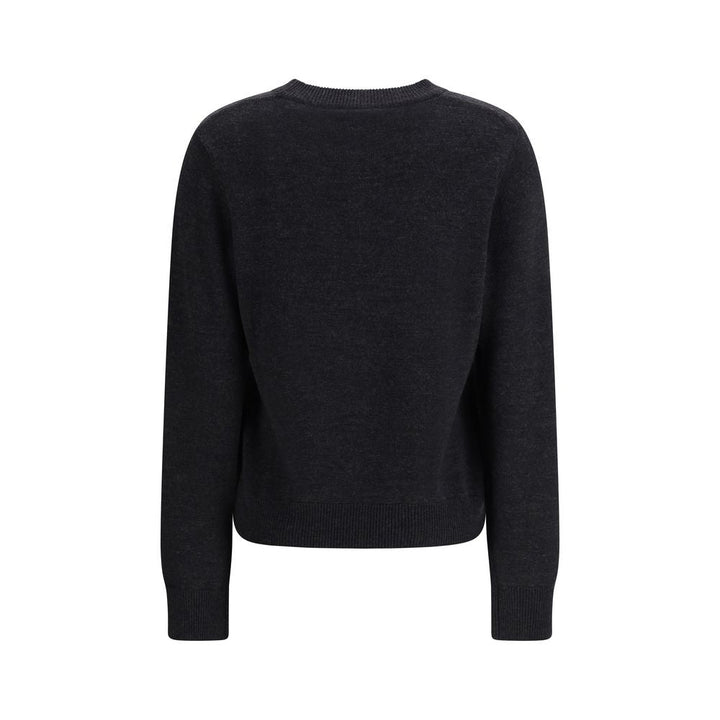 Women’s Ganni Gray Wool Oves Aries Sweatshirt