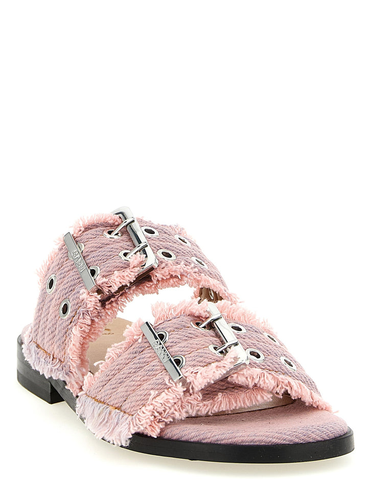 Women’s Ganni Multicolor Organic Cotton Slides