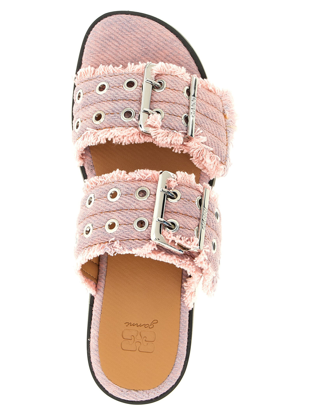 Women’s Ganni Multicolor Organic Cotton Slides