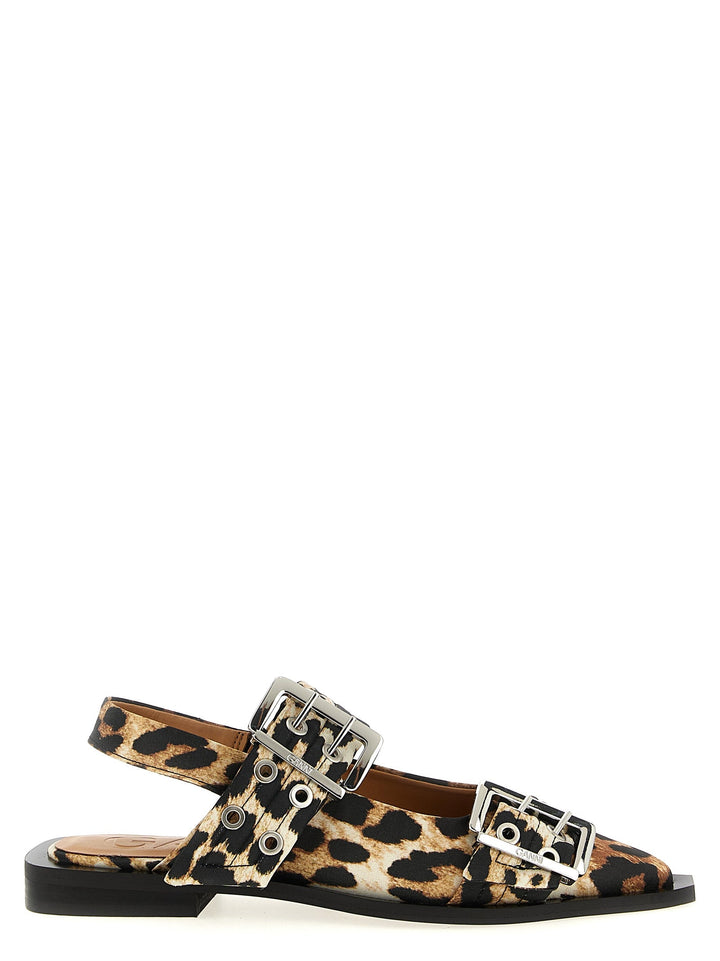 Women’s Ganni Multicolor Polyester Ballet Flats