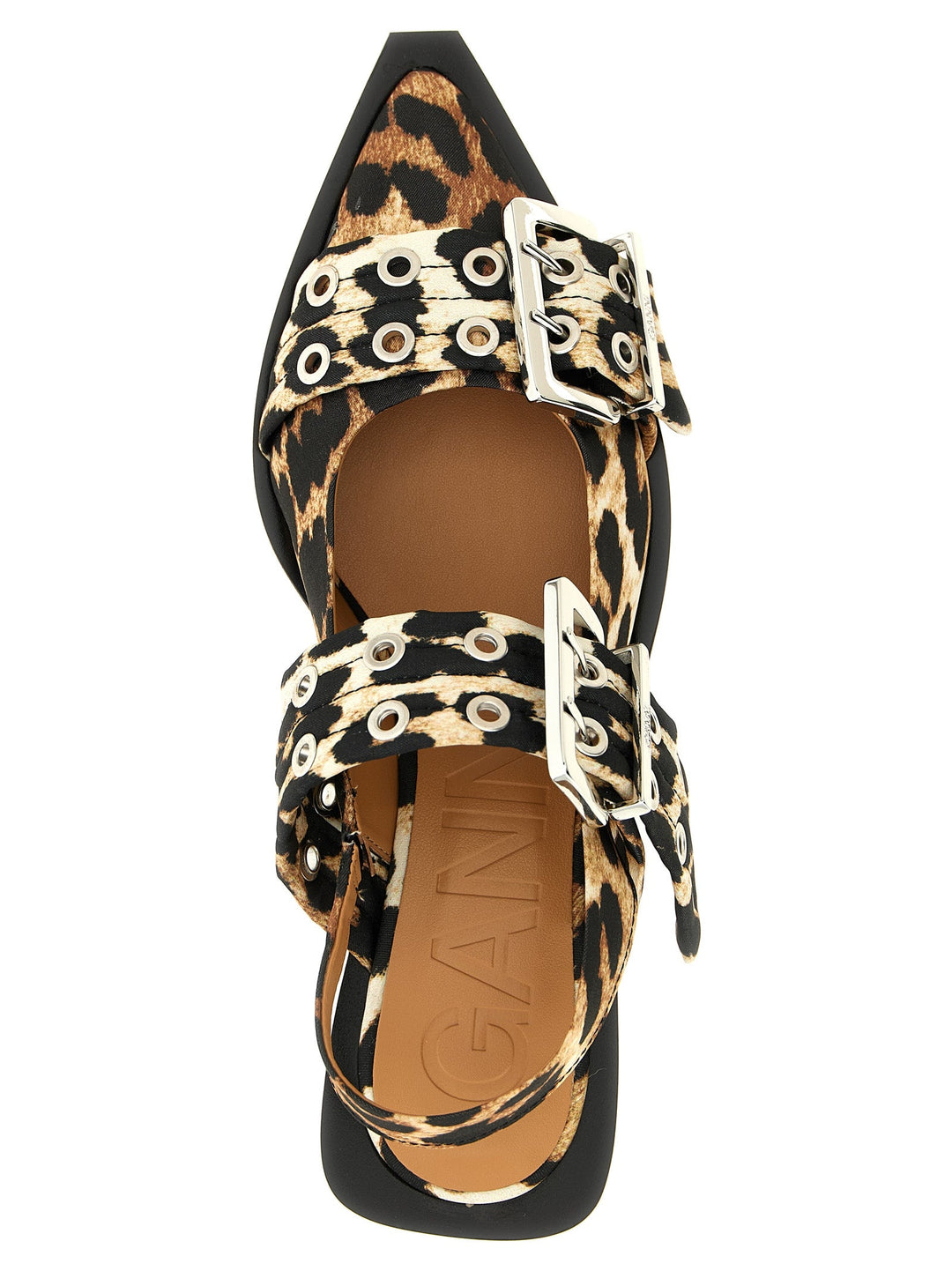 Women’s Ganni Multicolor Polyester Ballet Flats