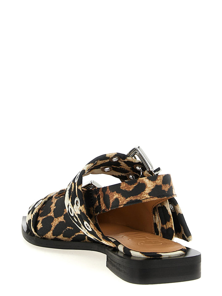 Women’s Ganni Multicolor Polyester Ballet Flats