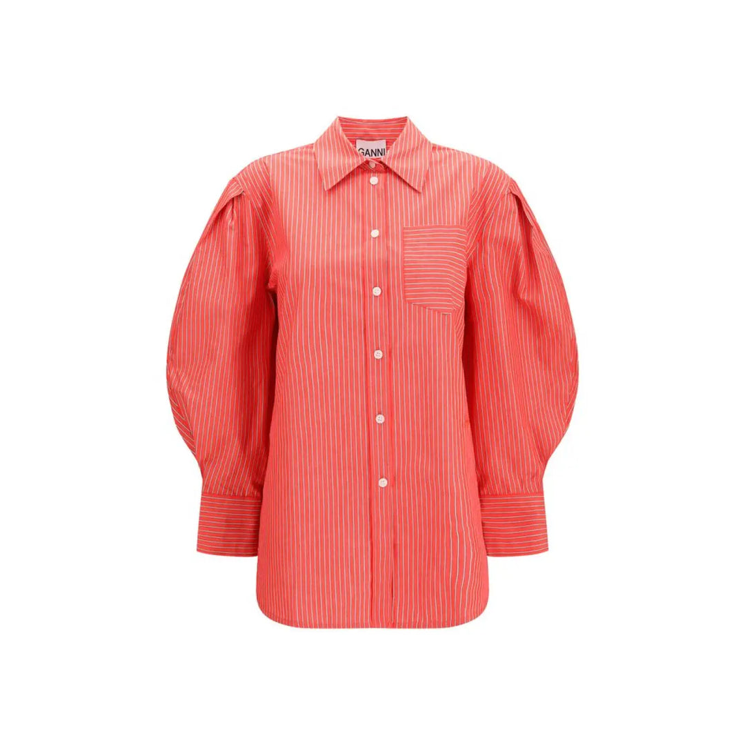 Women’s Ganni Red Cotton Blouse