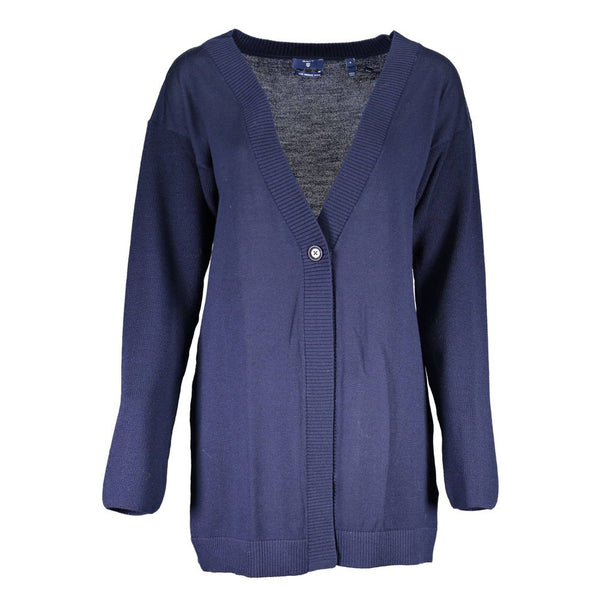 Women’s Gant Blu Wool Womens Cardigan