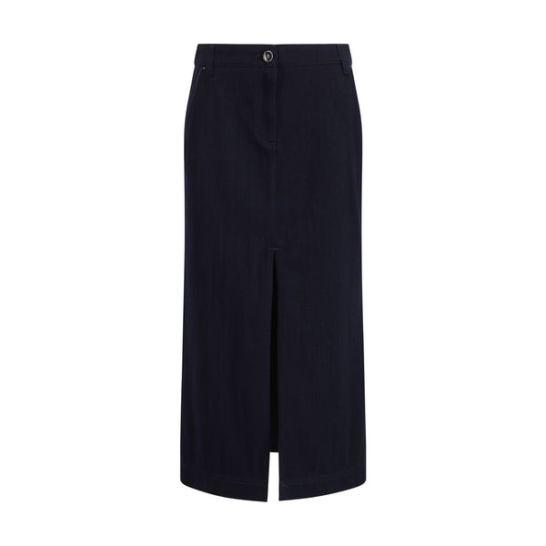Women’s Giorgio Armani Blue Cotton Skirt