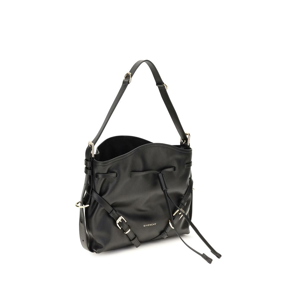 Women’s Givenchy Black Calf Leather Bos Taurus Backet Bag