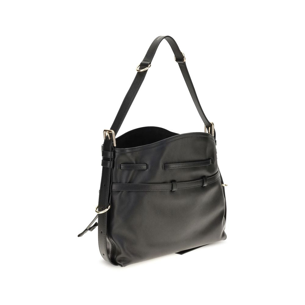 Women’s Givenchy Black Calf Leather Bos Taurus Backet Bag