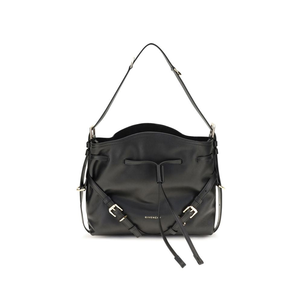 Women’s Givenchy Black Calf Leather Bos Taurus Backet Bag