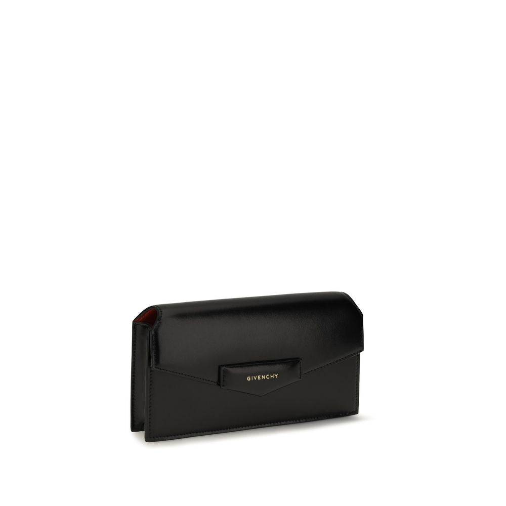 Women’s Givenchy Black Calf Leather Bos Taurus Clutch Bag