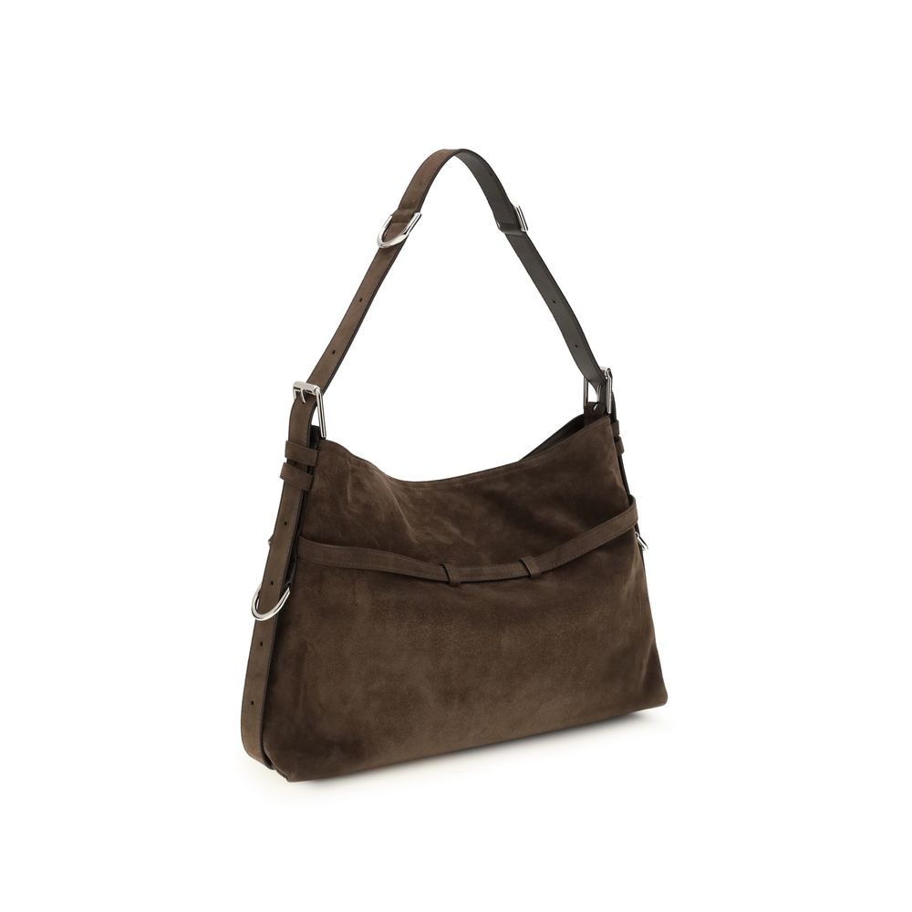 Women’s Givenchy Black Calf Leather Bos Taurus Shoulder Bag