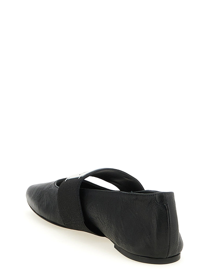 Women’s Givenchy Black Lamb Leather Ballet Flats