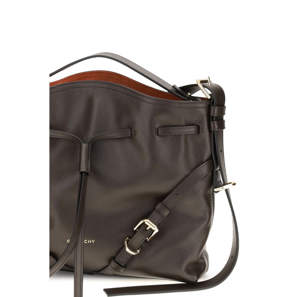 Women’s Givenchy Brown Calf Leather Bos Taurus Backet Bag