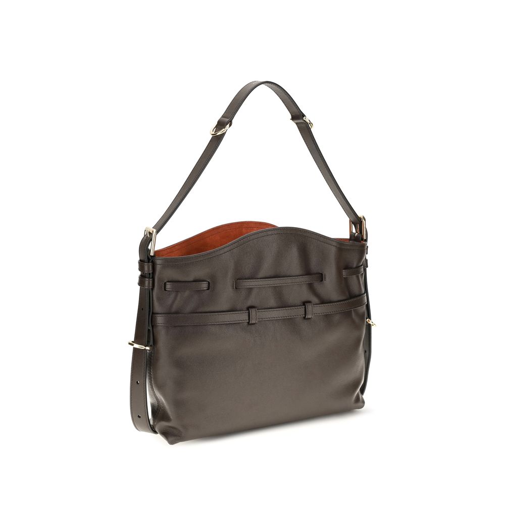 Women’s Givenchy Brown Calf Leather Bos Taurus Backet Bag
