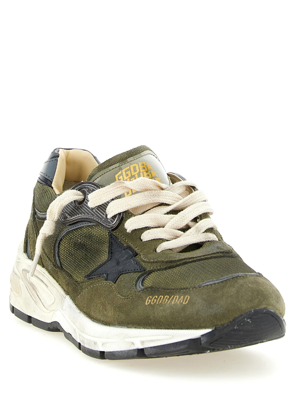 Women’s Golden Goose Bicolor Leather Athletic Sneakers