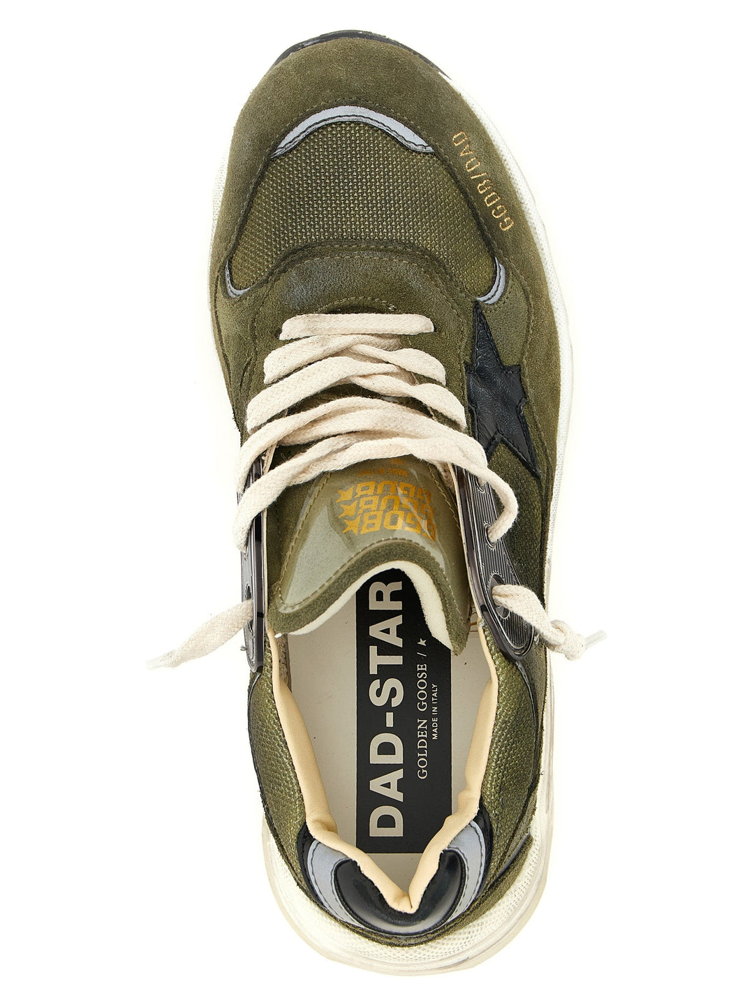 Women’s Golden Goose Bicolor Leather Athletic Sneakers
