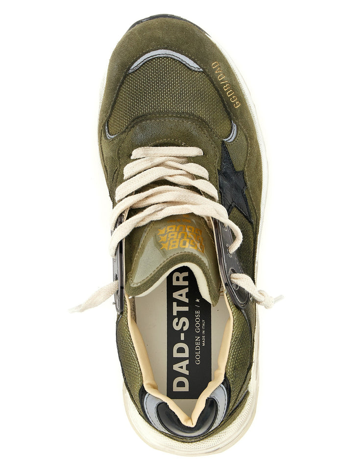 Women’s Golden Goose Bicolor Leather Athletic Sneakers
