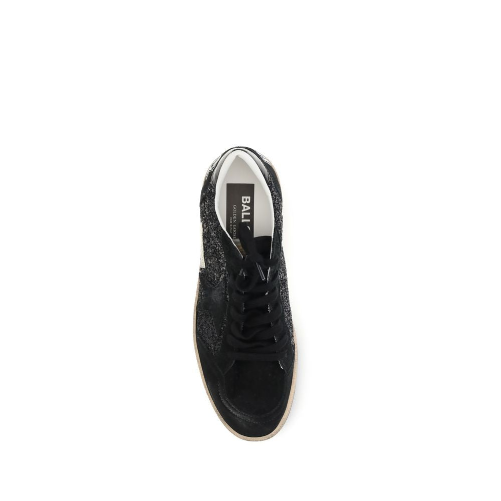 Women’s Golden Goose Black Calf Leather Bos Taurus Low Top Sneakers
