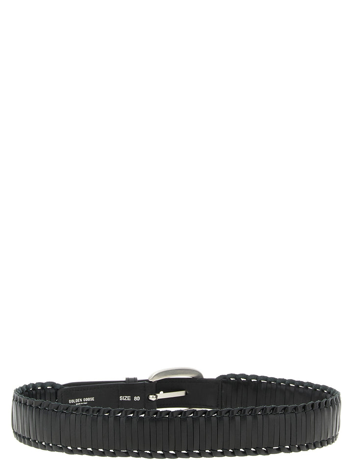 Women’s Golden Goose Black Cowhide Regular Belt