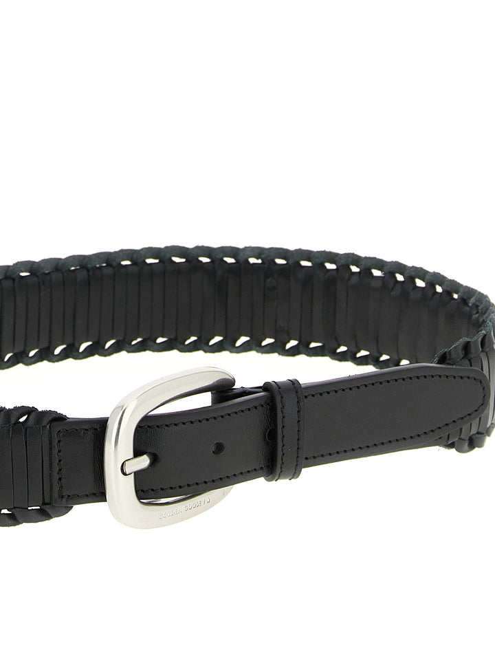 Women’s Golden Goose Black Cowhide Regular Belt