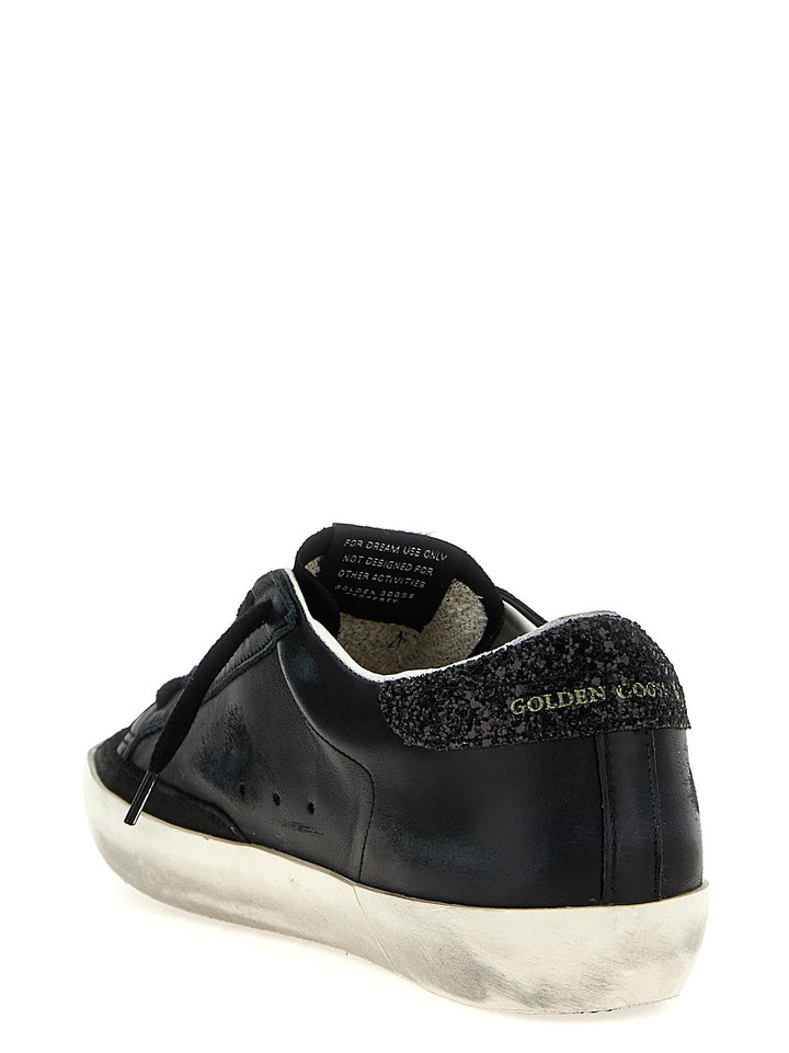 Women’s Golden Goose Black Leather Low Top Sneakers