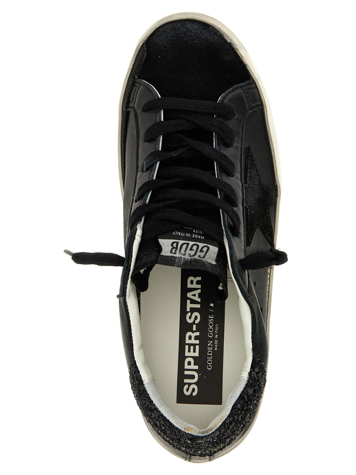 Women’s Golden Goose Black Leather Low Top Sneakers