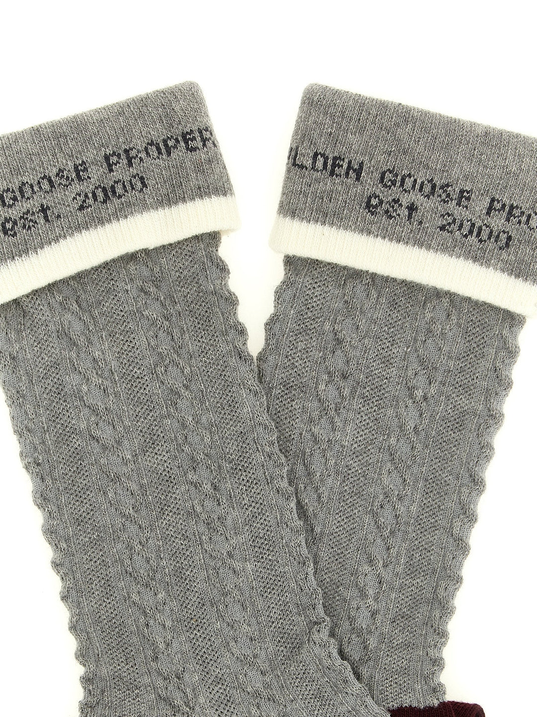 Women’s Golden Goose Gray Cotton Socks