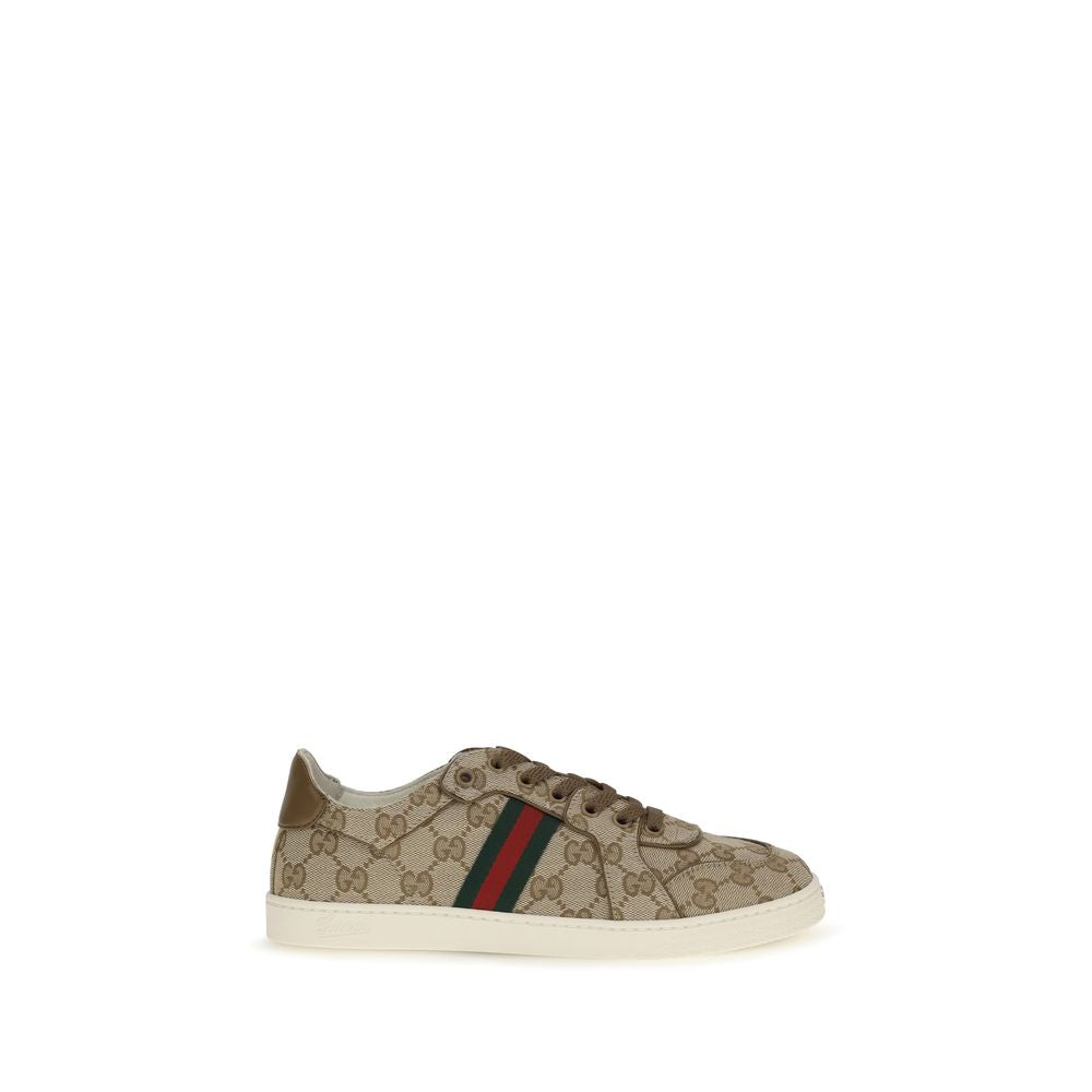 Women’s Gucci Beige Fabric Athletic Sneakers