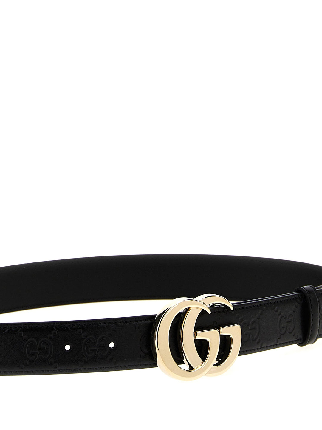 Women’s Gucci Black Calfskin Regular Belt