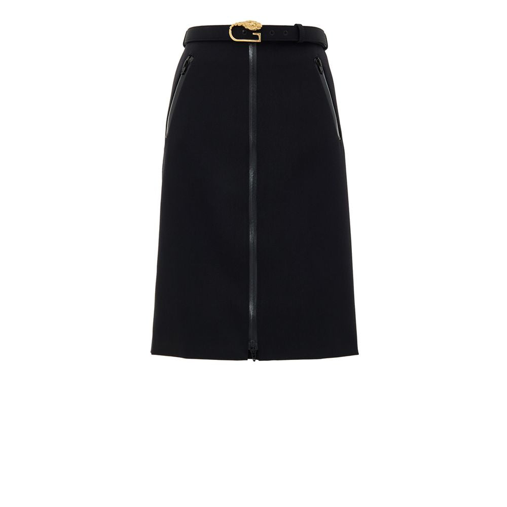 Women’s Gucci Black Wool Midi Skirt