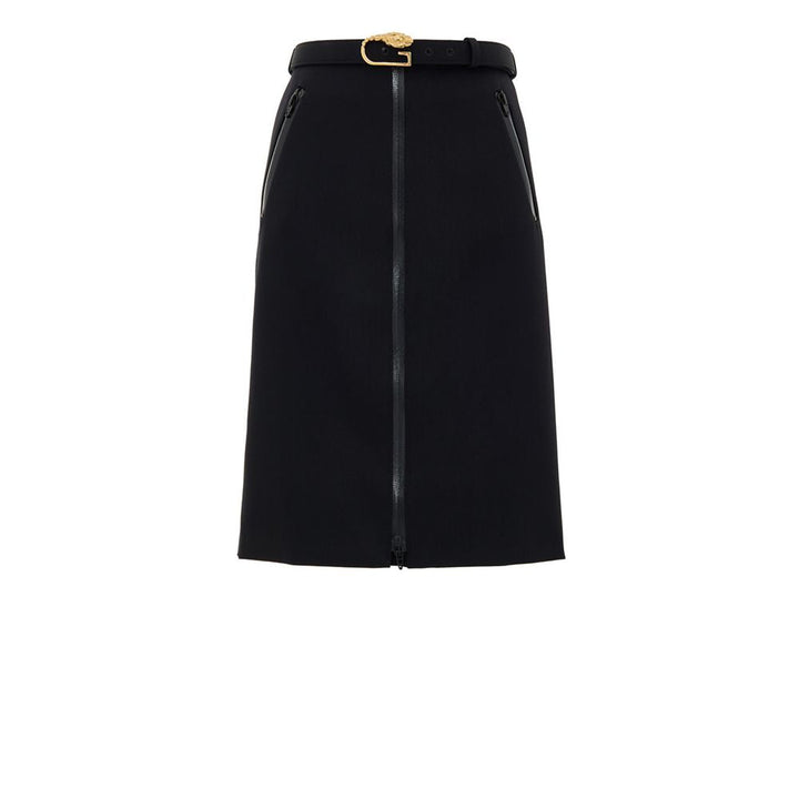 Women’s Gucci Black Wool Midi Skirt