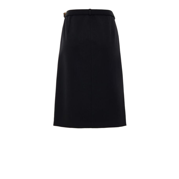 Women’s Gucci Black Wool Midi Skirt
