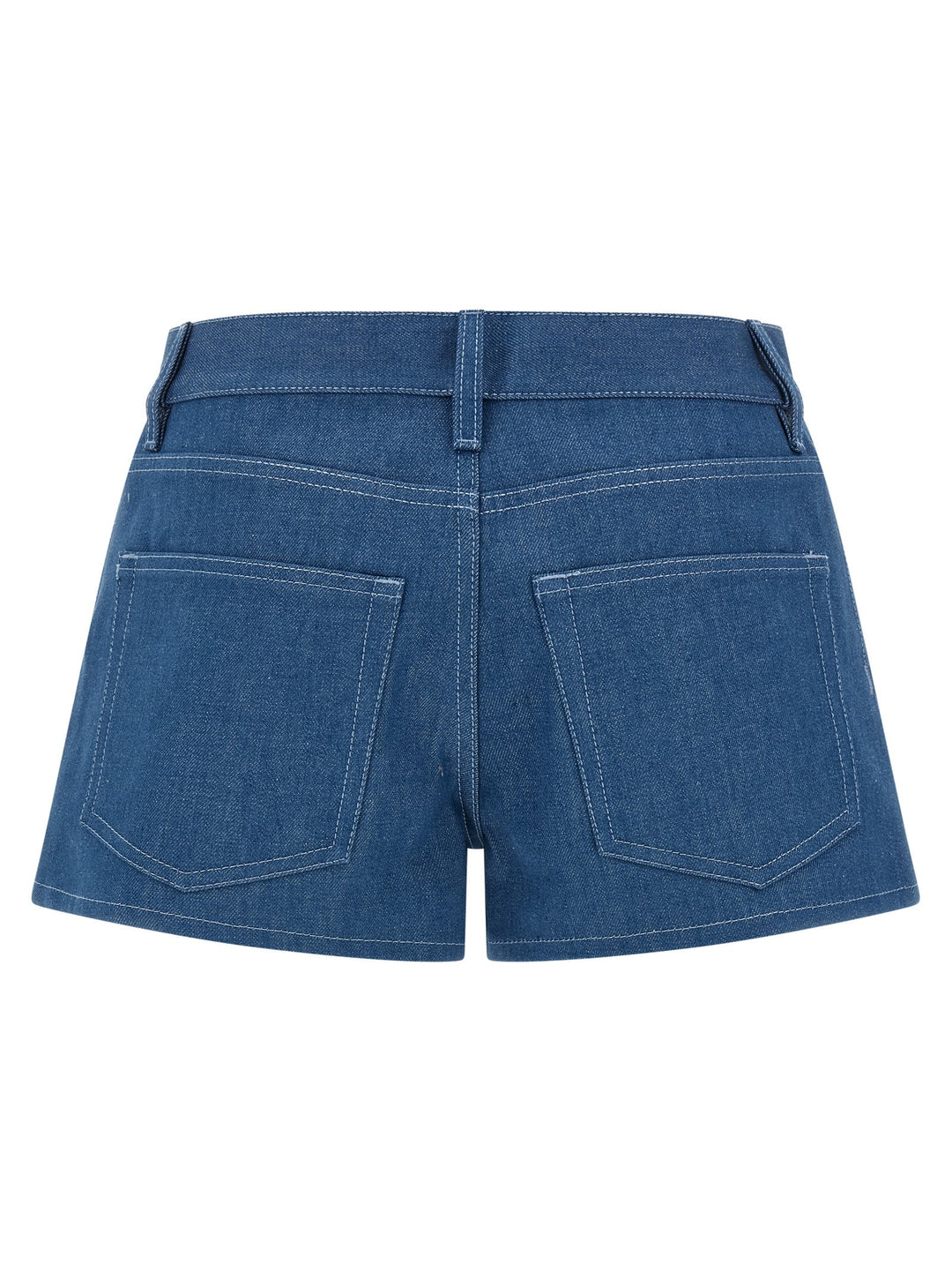 Gucci Blue Cotton Bermuda Shorts
