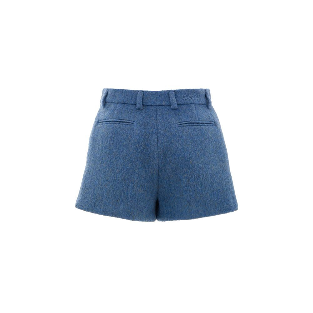 Women’s Gucci Blue Wool Shorts